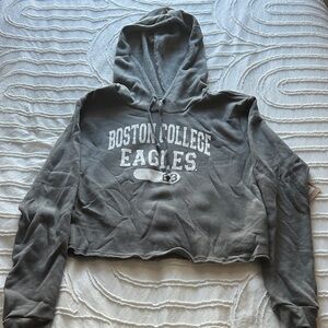 Boston College Eagles Gray Hoodie Sweater